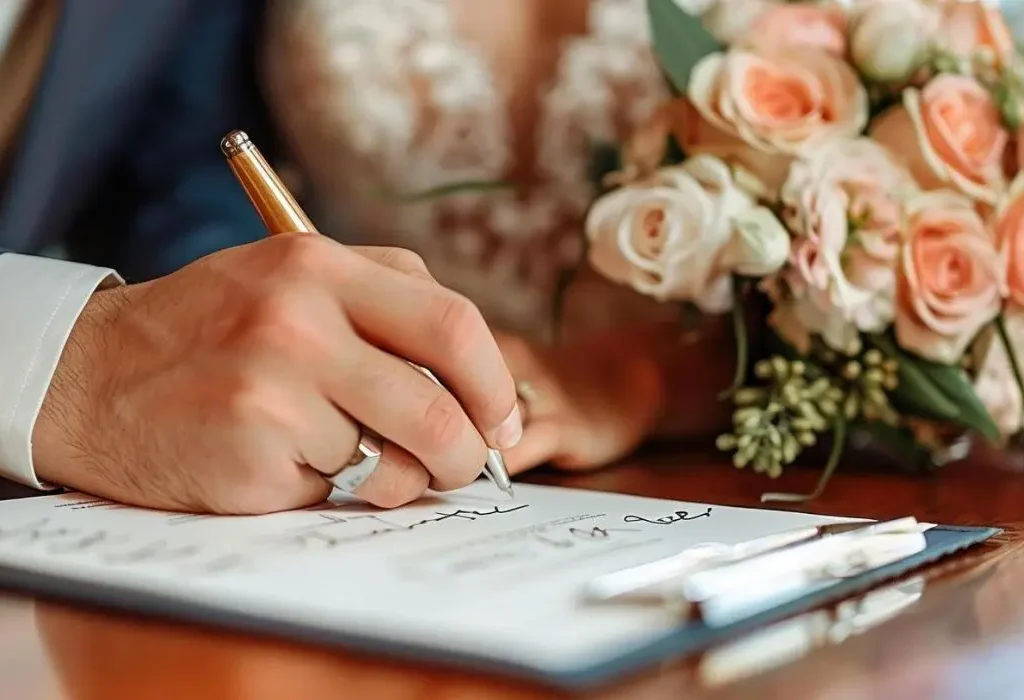 خدمات تعقيب تصريح الزواج